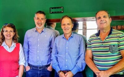 Líderes del radicalismo de Morón reunidos con el Consejero General de Educación de la Provincia de Buenos Aires