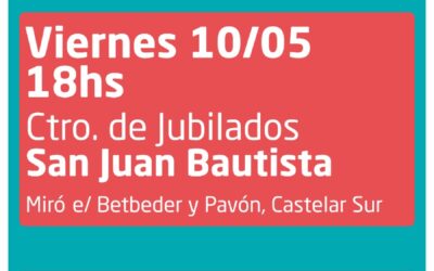 CASTELAR SUR: REUNIÓN ABIERTA DE SEGURIDAD PARA VECINOS Y VECINAS