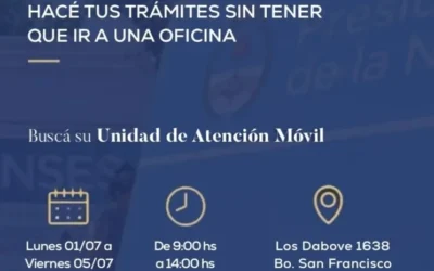 ANSES: Operativo de Unidad Móvil en BARRIO SAN FRANCISCO