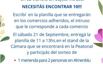 CASTELAR: LA DIVERTIDA PROPUESTA DE LA CÁMARA LOCAL PARA CELEBRAR EL DÍA DE LA PRIMAVERA: » LA BUSQUEDA DEL TESORO»