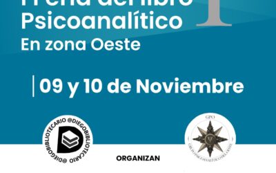 MORÓN: SE LLEVARÁ A CABO LA PRIMERA FERIA DEL LIBRO PSICOANALÍTICO 