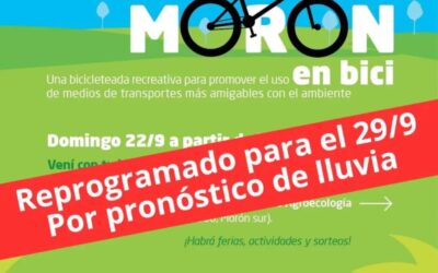 MORÓN: La tradicional bicicleteada » Morón en Bici» será el Domingo 29!