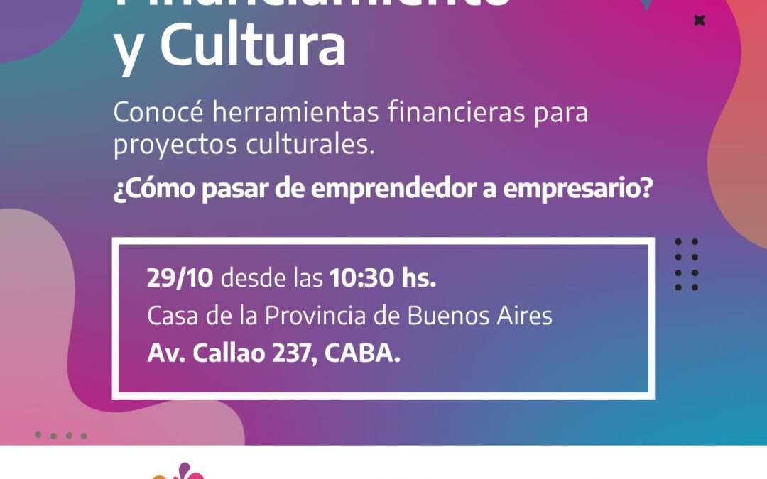 JORNADA SOBRE «FINANCIAMIENTO Y CULTURA»