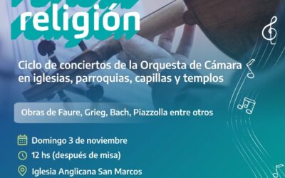 La Orquesta de Cámara de Hurlingham se presenta en iglesias y templos zonales