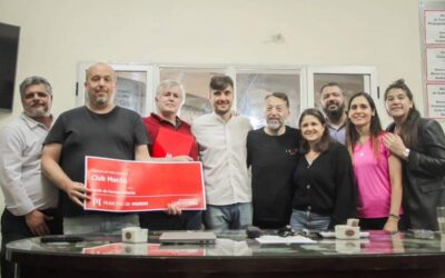 MORÓN: NUEVA ENTREGA DEL FONDO DE FORTALECIMIENTO INSTITUCIONAL: ESTA VEZ, AL CLUB MORÓN