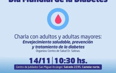 En el Dia Mundial de la Diabetes Morón realizará una charla .