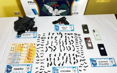 CASTELAR: SEGURIDAD: DETENCIÓN Y SECUESTRO DE DROGA