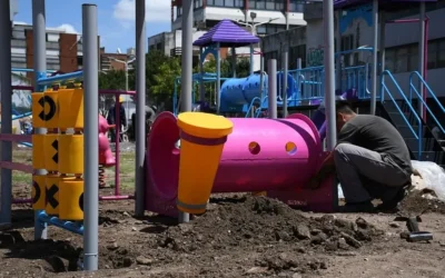 MORÓN: PUESTA EN VALOR: CONTINÚAN LAS OBRAS EN LA PLAZA DE LA CULTURA