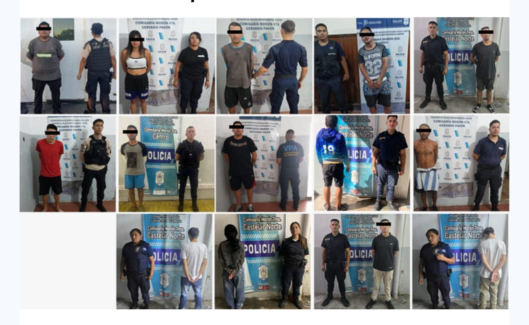 MORÓN : INSEGURIDAD: ONCE  DETENIDOS EN OPERATIVOS DE PREVENCIÓN CONTRA «MOTOCHORROS» 