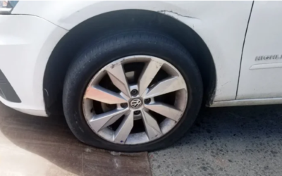 ATACARON EL AUTO DE ANDRES LLINARES