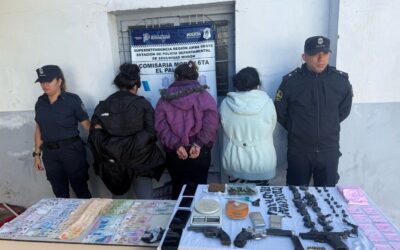 EL PALOMAR: ALLANAMIENTO: INCAUTAN DROGAS, ARMAS Y DESARTICULAN PUNTOS DE VENTA