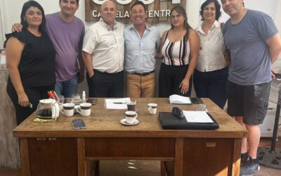CASTELAR: REPRESENTANTES DE LA CAMARA DE COMERCIO FUERON RECIBIDOS EN LA UGC N°4