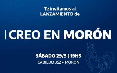 «CREO EN MORÓN» EL NUEVO ESPACIO POLÍTICO LIDERADO POR JÓVENES MILITANTES DEL PARTIDO JUSTICIALISTA SE PRESENTA OFICIALMENTE EN MORÓN