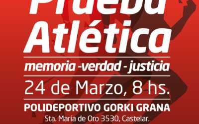 MORÓN: DÍA DE LA MEMORIA, POR LA VERDAD Y LA JUSTICIA: NUEVA EDICIÓN DE PRUEBA ATLÉTICA