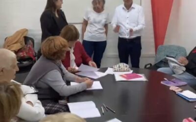 LA UGC N° 4 DE CASTELAR INICIO UN TALLER PARA ADULTOS MAYORES