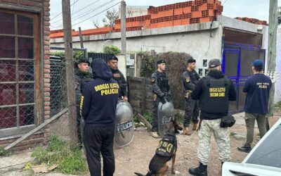 MORÓN: DESBARATAN UNA BANDA DEDICADA AL NARCOMENUDEO EN EL BARRIO SANTA LAURA