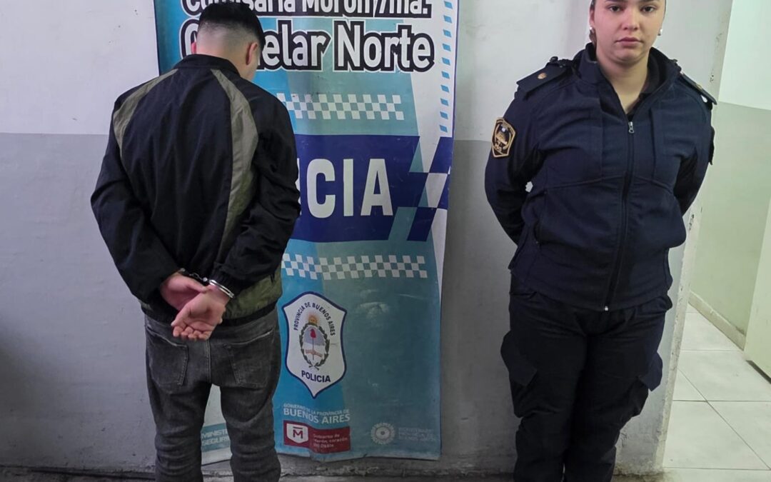 DETIENEN A UN DELINCUENTE QUE HABIA ROBADO EN UN LOCAL DEPORTIVO DEL PLAZA OESTE