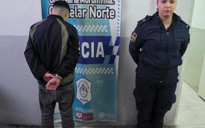 DETIENEN A UN DELINCUENTE QUE HABIA ROBADO EN UN LOCAL DEPORTIVO DEL PLAZA OESTE