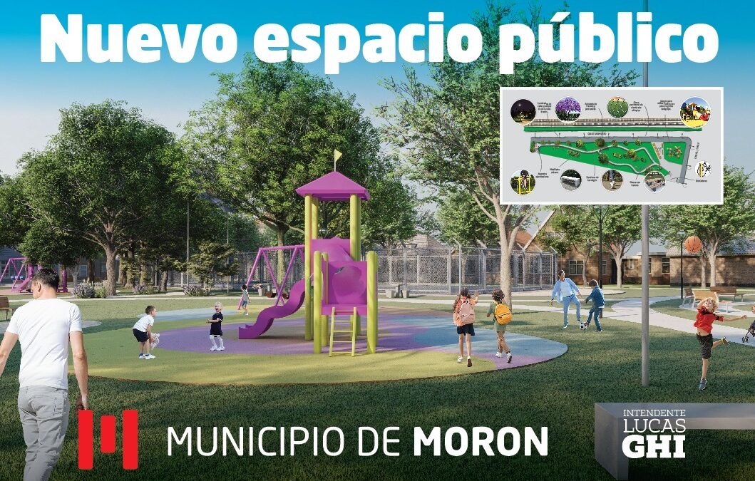 MORÓN SUMA UN NUEVO PARQUE DETRÁS DEL HIPERMERCADO COTO