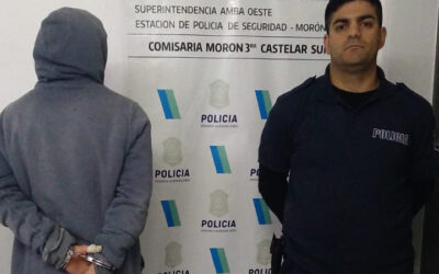 CASTELAR: DOS DETENIDOS EN CASTELAR TRAS UN ROBO FRUSTRADO A COMERCIO DEPORTIVO POR EL ACCIONAR DEL COM