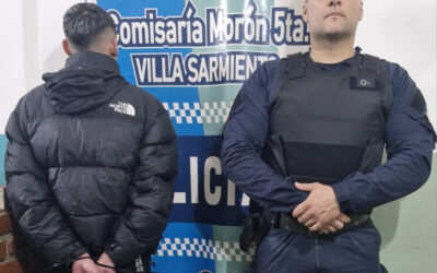 VILLA SARMIENTO: DETUVIERON A UN DELINCUENTE QUE ROBO UNA CAMIONETA