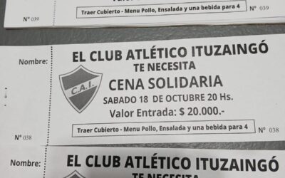 SOCIOS E HINCHAS DE ITUZAINGO REALIZAN ACTIVIDADES PARA JUNTAR FONDOS PARA PAGAR EL JUICIO MILLONARIO EN CONTRA DEL CLUB