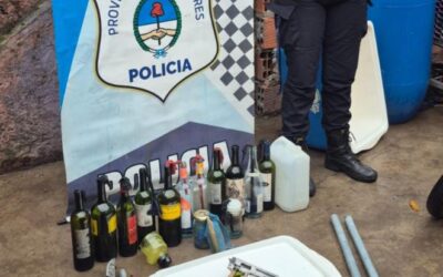 HURLINGHAM: ENCUENTRAN BOMBAS MOLOTOV EN UNA VIVIENDA DONDE LOS INQUILINOS NO QUERIAN IRSE