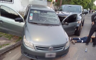 DOS DETENIDOS TRAS UNA PERSECUCION QUE COMENZO EN CAPITAL Y FINALIZO EN EL PALOMAR