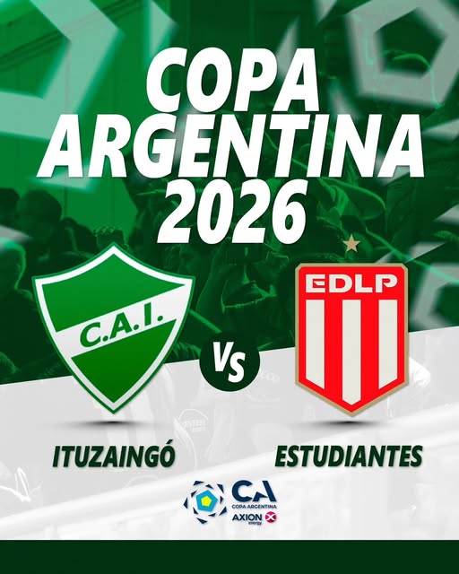 ITUZAINGO ENFRENTARA A ESTUDIANTES DE LA PLATA EN EL DEBUT DE LA COPA ARGENTINA