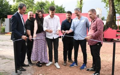 HAEDO: QUEDÓ INAUGURADA LA ESTACIÓN DE DESCANSO PARA REPARTIDORES DE PLATAFORMAS
