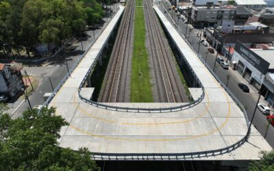 TRENES ARGENTINOS HABILITÓ EL NUEVO PUENTE SOBRE LAS VÍAS DEL SARMIENTO DE HAEDO