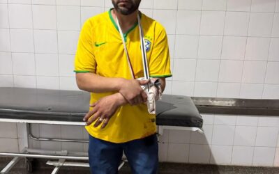 DETUVIERON A UN DELINCUENTE QUE QUISO ROBAR UN AUTO FUE HERIDO POR EL CONDUCTOR