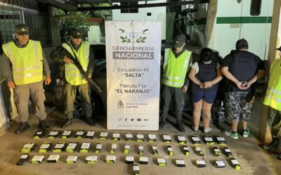 DETIENEN EN SALTA A UN EMPLEADO MUNICIPAL DE HURLINGHAM QUE TRANSPORTABA COCAINA