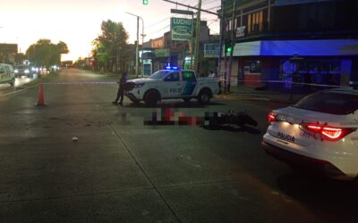 MORON: FALLECIO UN DELIVERY EMBESTIDO POR UN COLECTIVO