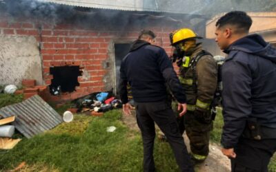 EL PALOMAR: UNA BEBA FALLECIO EN UN INCENDIO QUE SE PRODUJO EN SU CASA