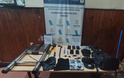 DEBARATAN UNA BANDA QUE REALIZO VARIAS ENTRADERAS EN ZONA OESTE