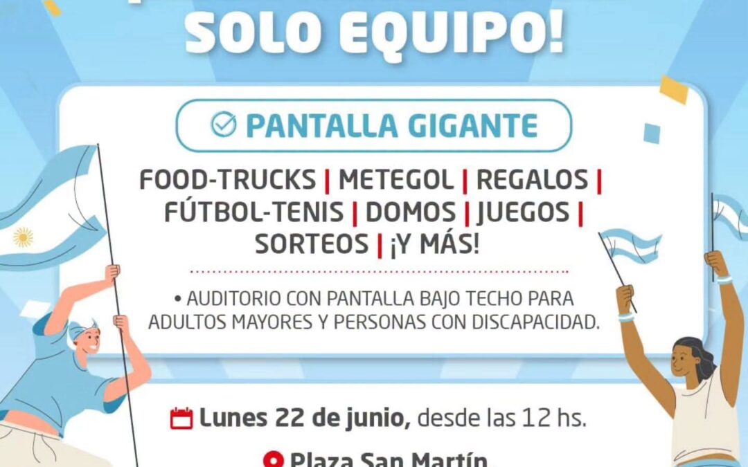 ¡EN MORÓN, EL MUNDIAL SE VIVE A LO GRANDE!