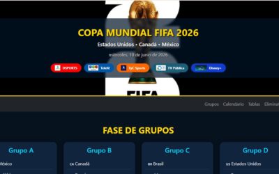 UN ESTUDIANTE DEL CENTRO REGIONAL UNIVERSITARIO DE ITUZAINGO CREO UN FIXTURE MUNDIALISTA INTERACTIVO
