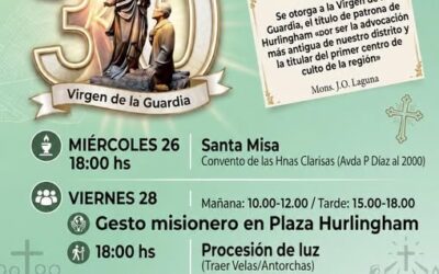 HURLINGHAM CELEBRA LOS 30 AÑOS DE SU PATRONA: LA VIRGEN DE LA GUARDIA