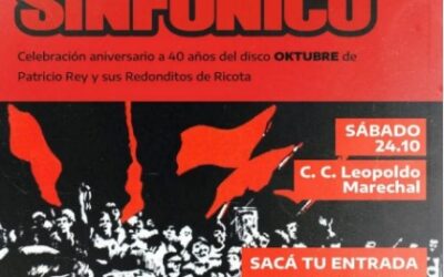 HURLINGHAM REALIZA UN HOMENAJE AL DISCO OKTUBRE DE LOS REDONDITOS DE RICOTA